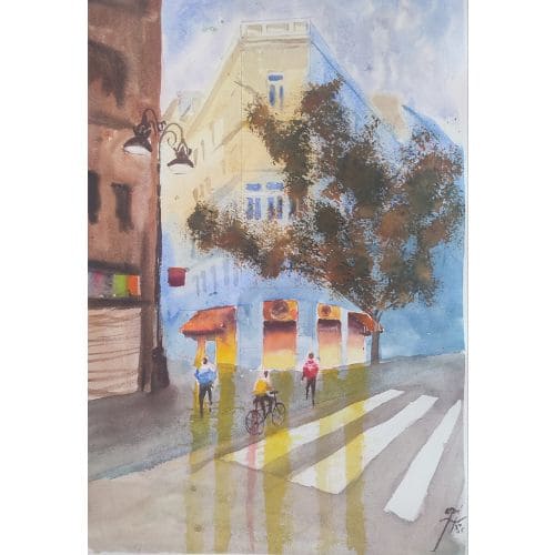 Acuarela. La Luz Después de la Lluvia